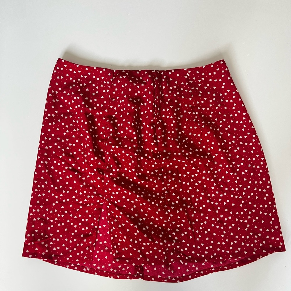 Heart Pattern Skirt Size Small